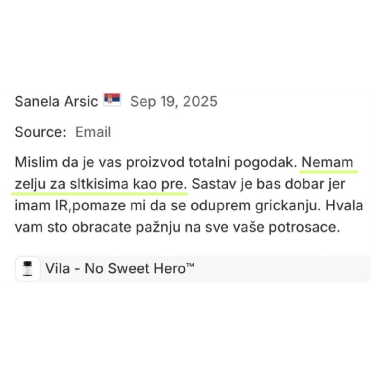 Customer review 22