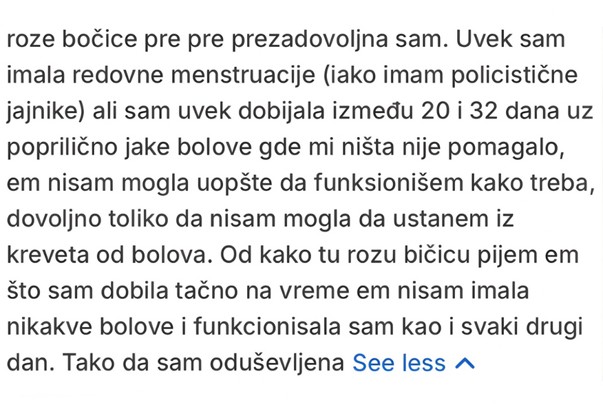 Utisak korisnice