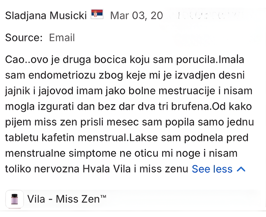 Utisak korisnice