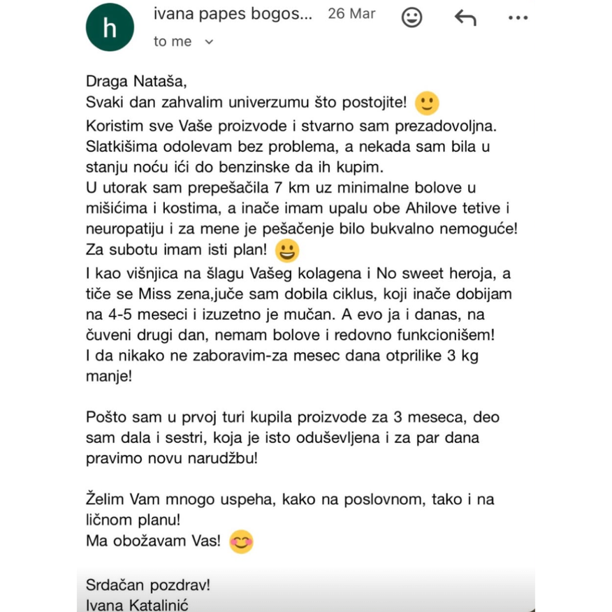 Utisak korisnice