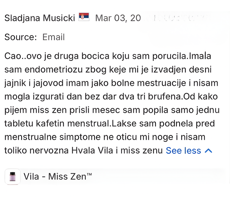 Utisak korisnice
