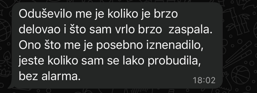 Utisak korisnice