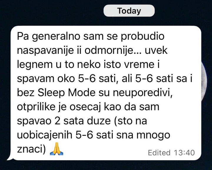 Sleep Mode™ – utisak kupca 8