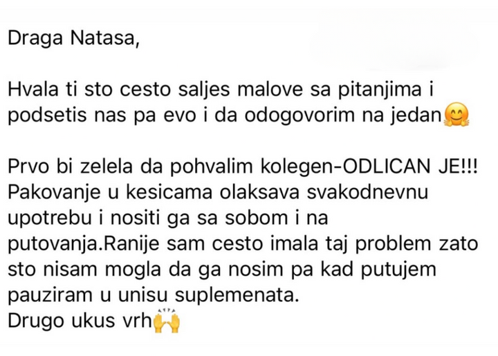 Total Vitality Trio – utisak kupca 1