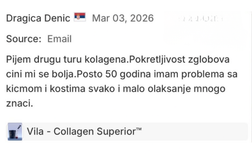 Utisak korisnice